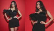 Mouni Roy’s ruffled LBD embodies sweet glam, see pics
