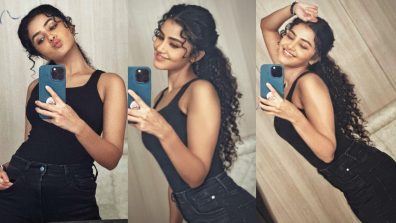 Muse in black! Anupama Parameswaran keeps it chic in sleeveless tank tee and high-waist jeans