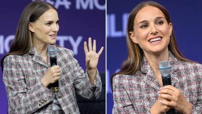 Natalie Portman steps out without wedding ring at Germany conference