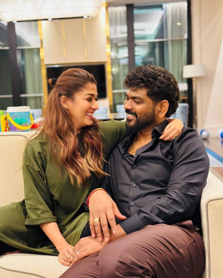 Nayanthara Hugs Hubby Vignesh Shivan; Pics Exude Perfect Couple Goals 857055