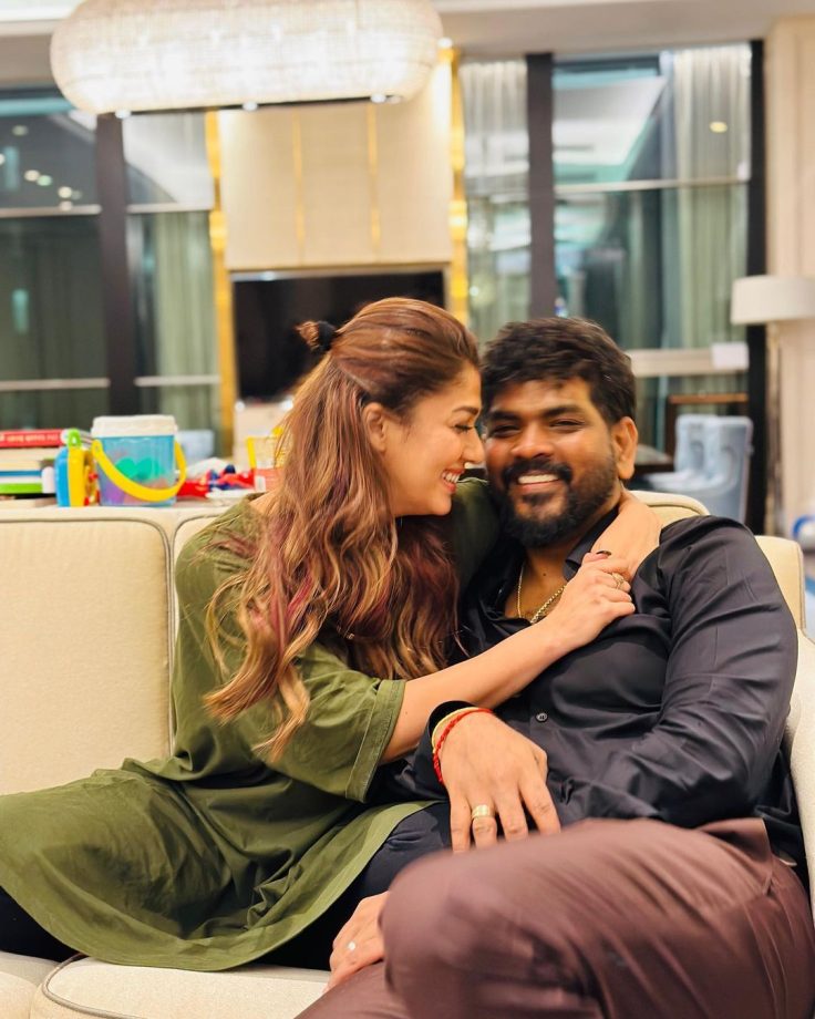 Nayanthara Hugs Hubby Vignesh Shivan; Pics Exude Perfect Couple Goals 857056