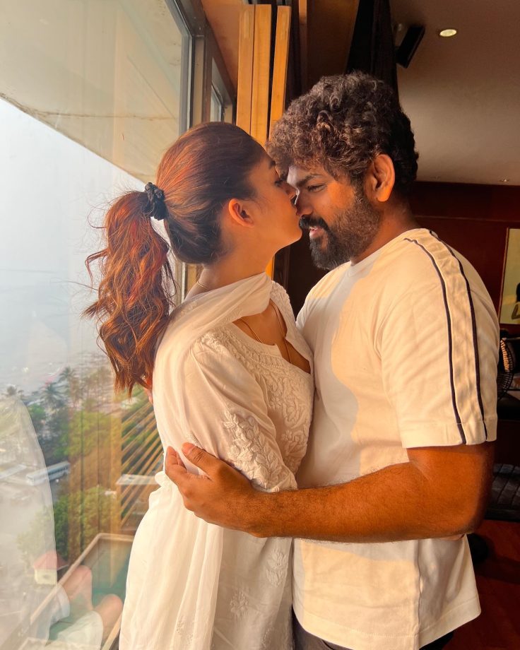 Nayanthara plants sweet kiss on Vignesh Shivan’s forehead, pens heartfelt birthday wish 852854