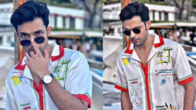 Parth Samthaan sets Europe ablaze in his preppy printed white casual suit, Netizens say ‘stop editing so much…’