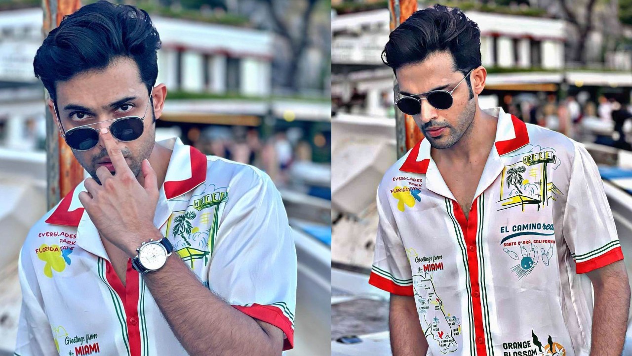 Parth Samthaan sets Europe ablaze in his preppy printed white casual suit, Netizens say ‘stop editing so much…’ 854644