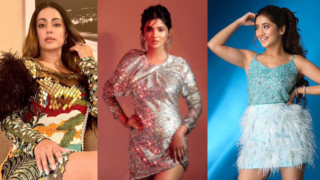 Party Wear Dresses For Women: Give a glam spin like Hina Khan, Shivangi Joshi and Pranali Rathod 856746