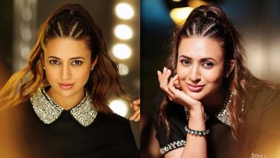 [Photos] Divyanka Tripathi Serves Style With Side Of Drama By Pairing Black Mini Dress With French Braid High Ponytail