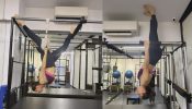 [Photos] Hansika Motwani swears by ‘aerial yoga’, know the benefits