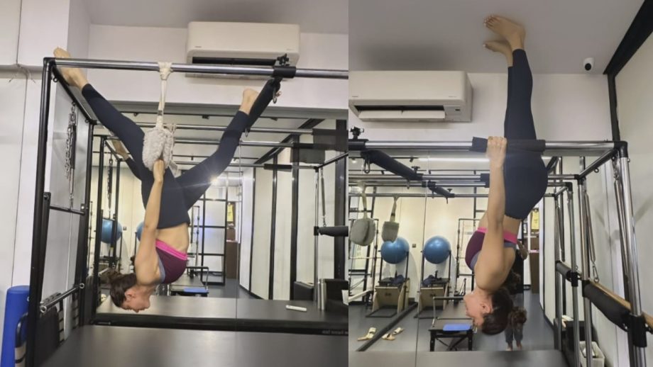 [Photos] Hansika Motwani swears by ‘aerial yoga’, know the benefits 855265