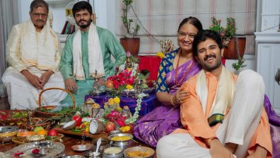 [Photos] Inside Vijay Deverakonda’s ‘joyous’ Ganesh Chaturthi family celebrations