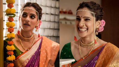 Priya Bapat Flaunts ‘Marathi Navri’ Vibes In Navari Saree, See Here