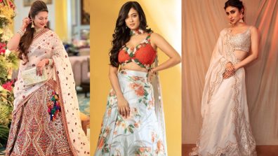 Queen Like! Rule in lehenga cholis like Divyanka Tripathi, Mouni Roy & Shweta Tiwari