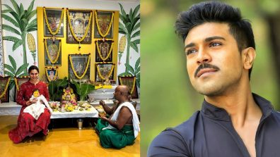 Ram Charan and Upasana celebrate their first Varalakshmi Vratham with daughter Klin Kaara, see pics