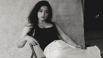 Rashmika Mandanna’s Black Tank Top And White Denim With Statement Earrings: Your Go-To Casual Style To Steal