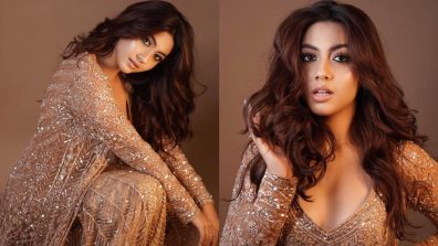 Reem Sameer Shaikh keeps ethnic fashion in check with embellished co-ord set [Photos]