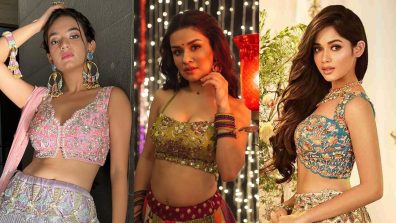 Revamp tradition like Anushka Sen, Avneet Kaur and Jannat Zubair with trendy lehenga blouse designs