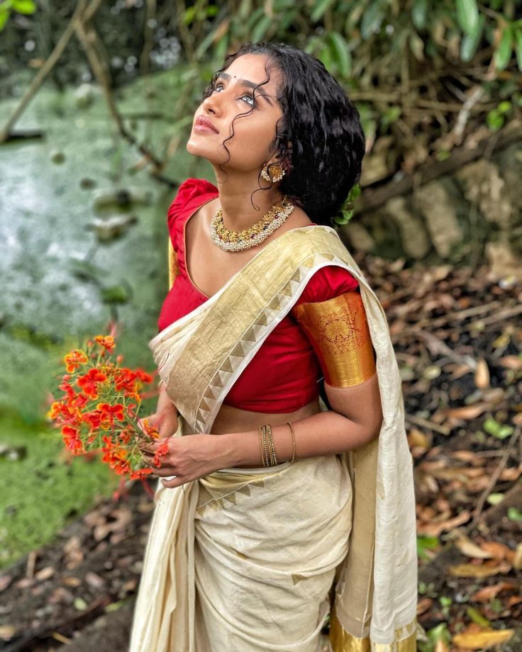 Sass up your sarees! Take note of Anupama Parameswaran, Rashmika Mandanna and Tamanna Bhatia’s blouse sleeve designs 854926