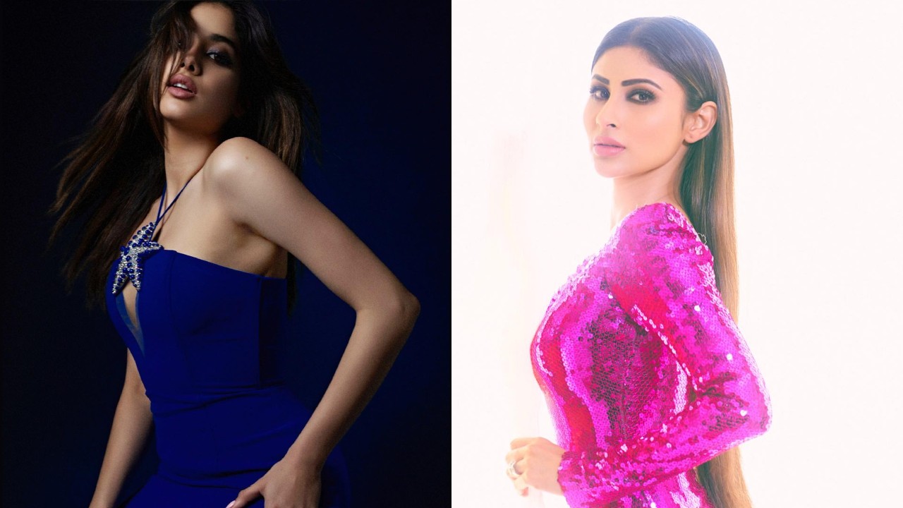 Say Glitters? Janhvi Kapoor and Mouni Roy keep spark high in bodycon dresses [Photos] 854290