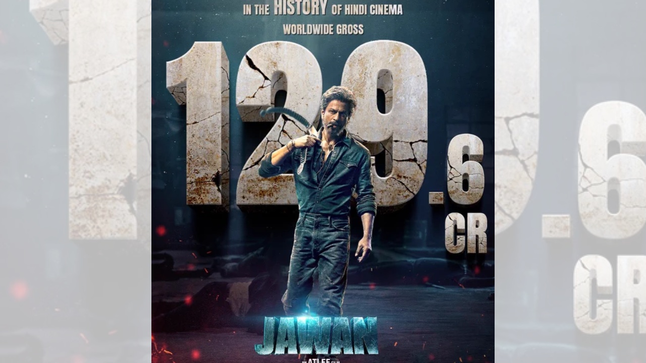 Shah Rukh Khan's Jawan raked in the highest global number by collecting 129.6 Cr. gross on the first day! 849825