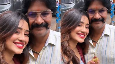 Shivangi Joshi’s father surprises her on set of Barsatein-Mausam Pyaar Ka, watch video