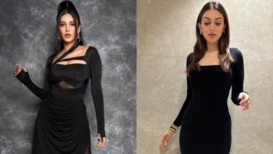 Shruti Haasan And Hansika Motwani Up Glam In Black Gown With Statement Earrings, Take Cues