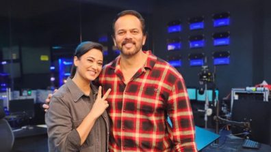 Shweta Tiwari Is All Smiles With ‘The Man’ Rohit Shetty In BTS Photos From ‘Indian Police Force’ Set