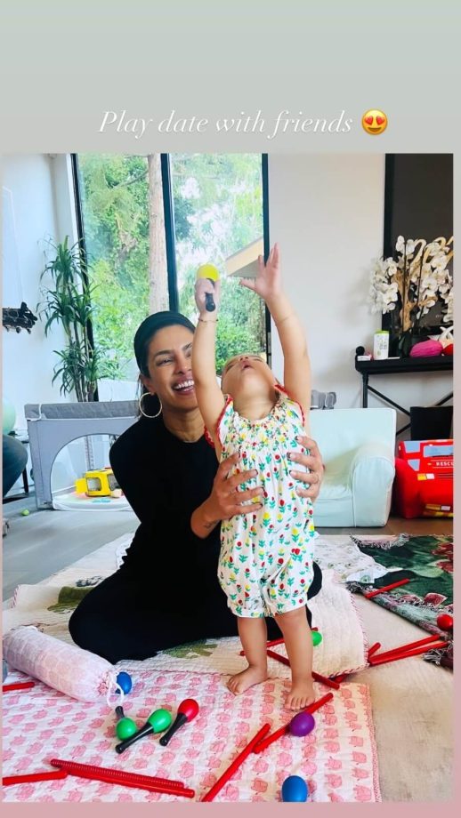 Sneak Peek Into Priyanka Chopra's 'Play Date' With Daughter Malti Marie In Photos 851599