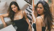 Sonam Bajwa exudes glam in a black bodycon maxi dress, see pics