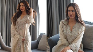 Sonam Bajwa Spells Magic In Pastel Salwar Suit With Dupatta