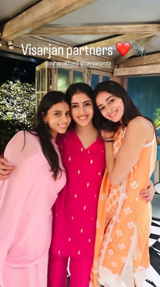 Suhana Khan, Ananya Panday and Navya Nanda are the ‘Visarjan Partners’ of B-town 853822