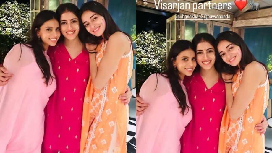 Suhana Khan, Ananya Panday and Navya Nanda are the ‘Visarjan Partners’ of B-town 853820