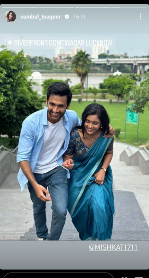 Sumbul Touqeer And Mishkat Varma Travel To Lucknow For Their Show Kavya Ek Jazba Ek Junoon 852234