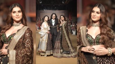 Tara Sutaria With Sister Pia Sutaria Slay Their Ramp Walk In Bridal Lehenga With Necklace Set, Watch