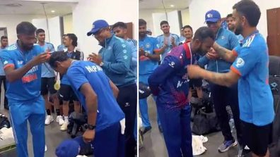 Team India’s Heartwarming Gesture Towards Nepal Players Leaves Fans In Awe