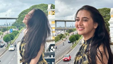 Tejasswi Prakash slays in a chic animal-printed dress, see photos