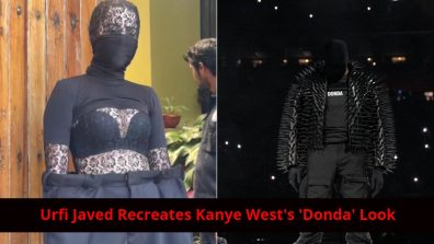 Urfi Javed Recreates Rapper Kanye West’s ‘Donda’ Look, Watch