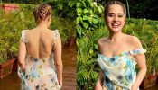 Viral Video: Urfi Javed Makes Heads Turn In Transparent White-Blue Floral Backless Dress And French Braids