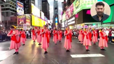 Vivek Ranjan Agnihotri and Pallavi Joshi’s ‘The Vaccine War’ leaves the internet buzzing with a flash mob at Times Square! Trending on Social media!