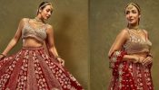 Malaika Arora in intricate heavy embroidered red bridal lehenga is a sight to behold, check out photos