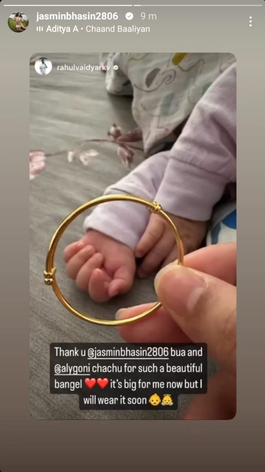 Adorable! Jasmin Bhasin-Aly Goni send special gift to Rahul Vaidya-Disha Parmar’s daughter 862601