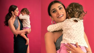 Adorable! Shriya Saran goes all cuddles with her toddler daughter, fans in awe