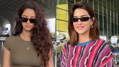 Airport Style 101: Disha Patani & Kriti Sanon’s cheeky picks