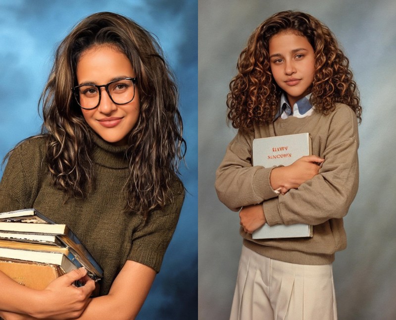 Aisha Sharma Looks Captivating In 'Old School Girl' Vibes, See AI Photos 861869