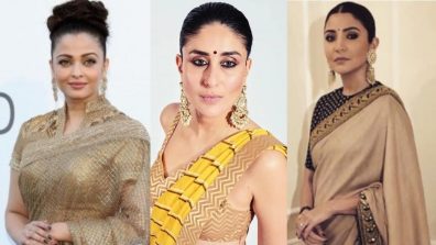 Aishwarya Rai, Kareena Kapoor & Anushka Sharma: Hairstyles For Festive Wear Sarees
