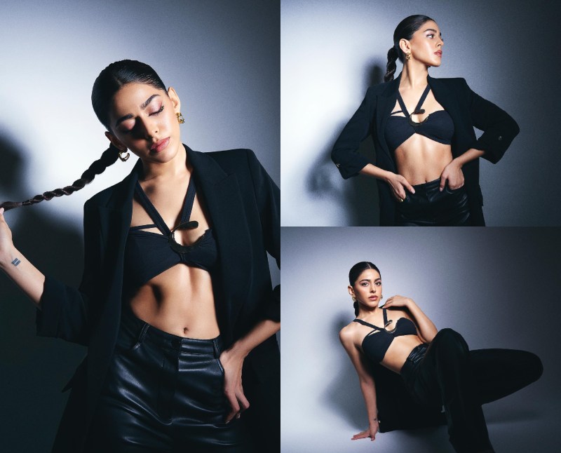 Alaya F Exudes 'Chic' Glam In Bralette, Blazer, and Trouser With Gold Earrings, Take A Look 861873