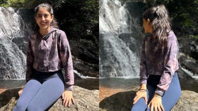 All Smiles: Navya Nanda takes us on ‘sunkissed’ waterfall ride, check out