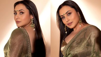 All that shimmer is Rani Mukherji, draped in gold Sabyasachi saree [Photos]