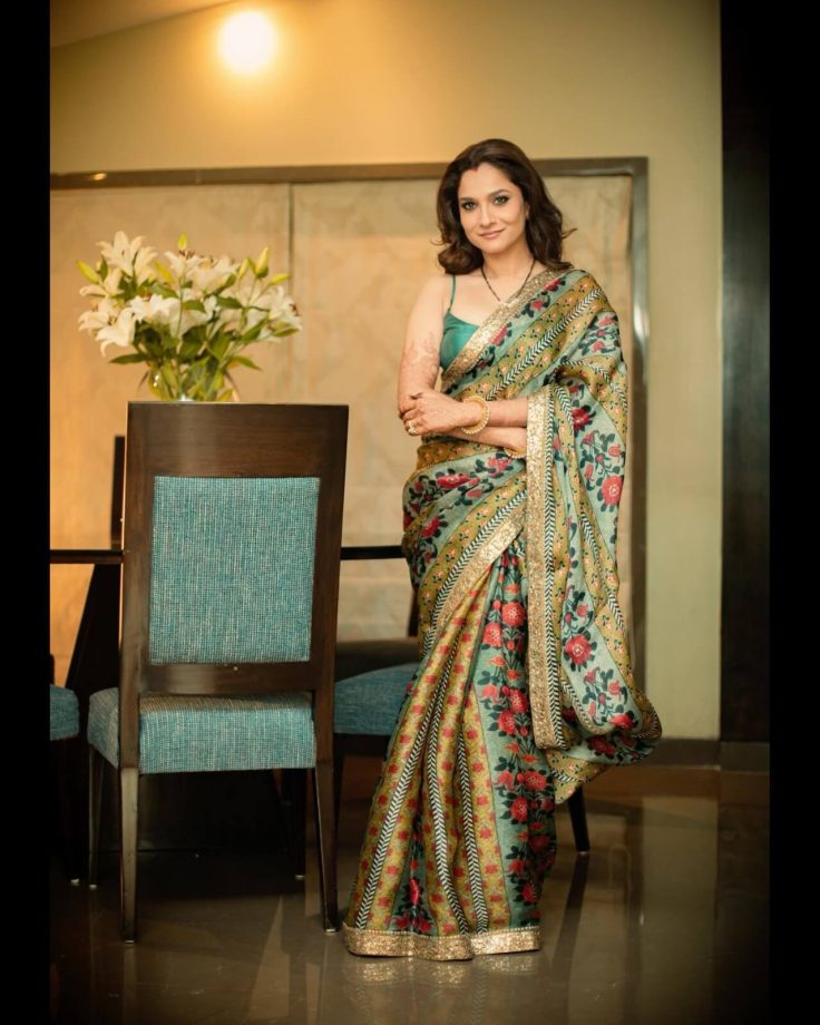 Ankita Lokhande, Rubina Dilaik, And Mouni Roy Are Grace Personified In Organza Saree 858342