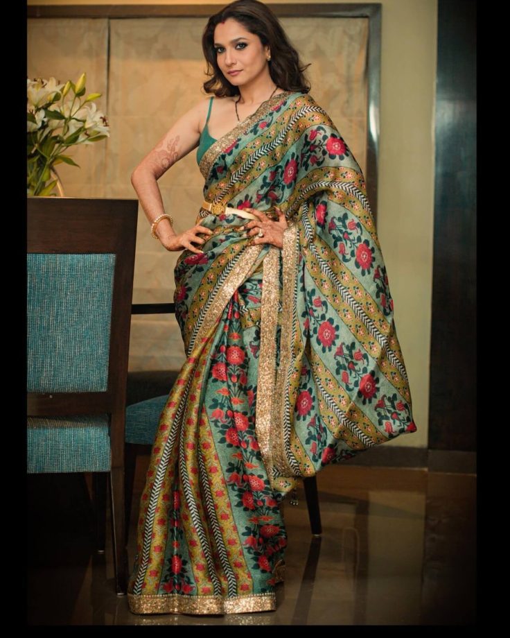 Ankita Lokhande, Rubina Dilaik, And Mouni Roy Are Grace Personified In Organza Saree 858345