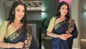 Anupamaa Actress Rupali Ganguly Looks Classic In Blue Saree With Gold Blouse, See Photos
