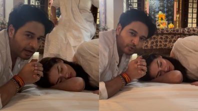 Anupamaa Fame Gaurav Khanna Teases Co-Actor Nishi Saxena As She Snores In Her Beauty Sleep On Set; See This
